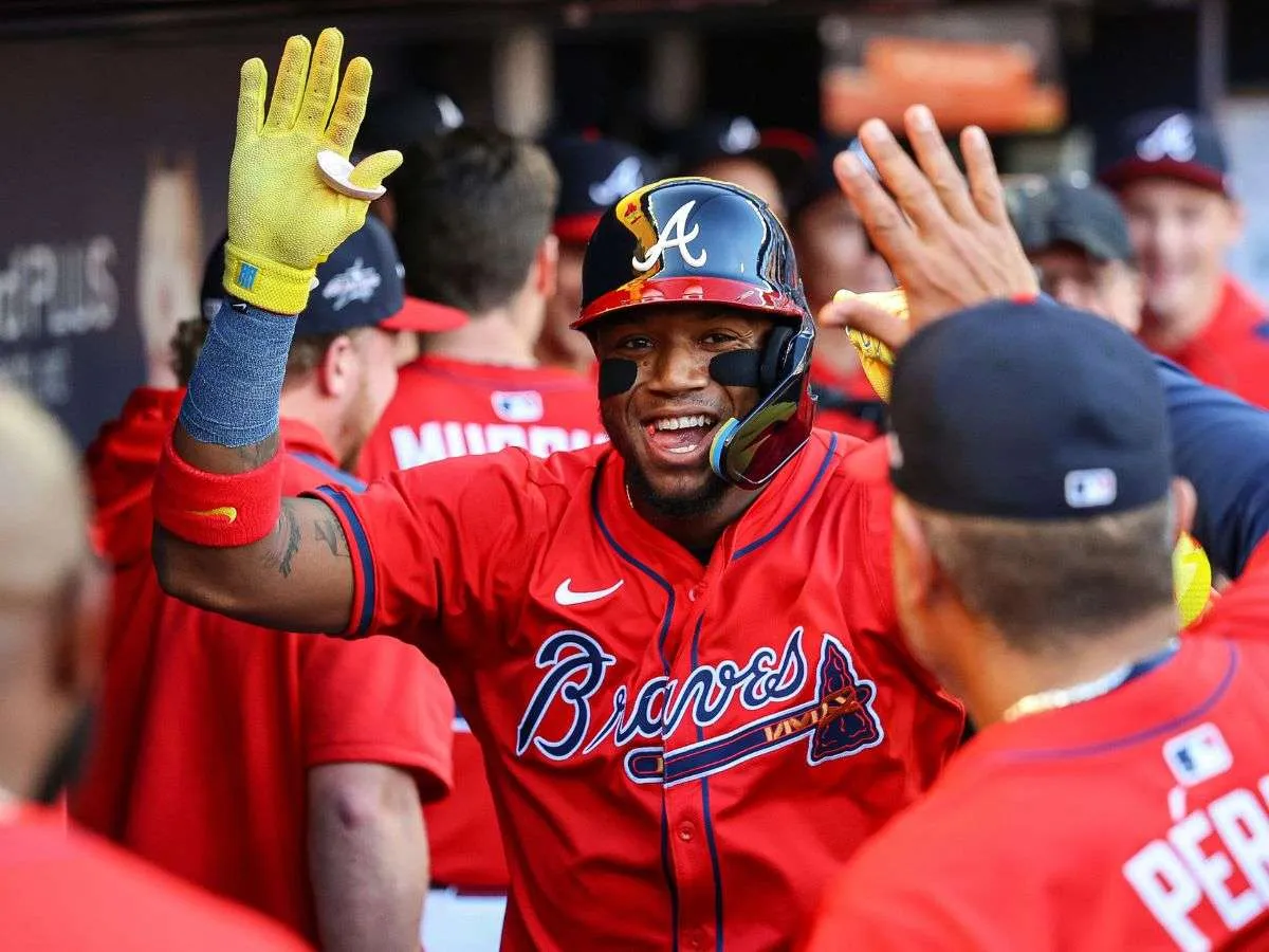 Ronald Acuña cerró la temporada con jonrón